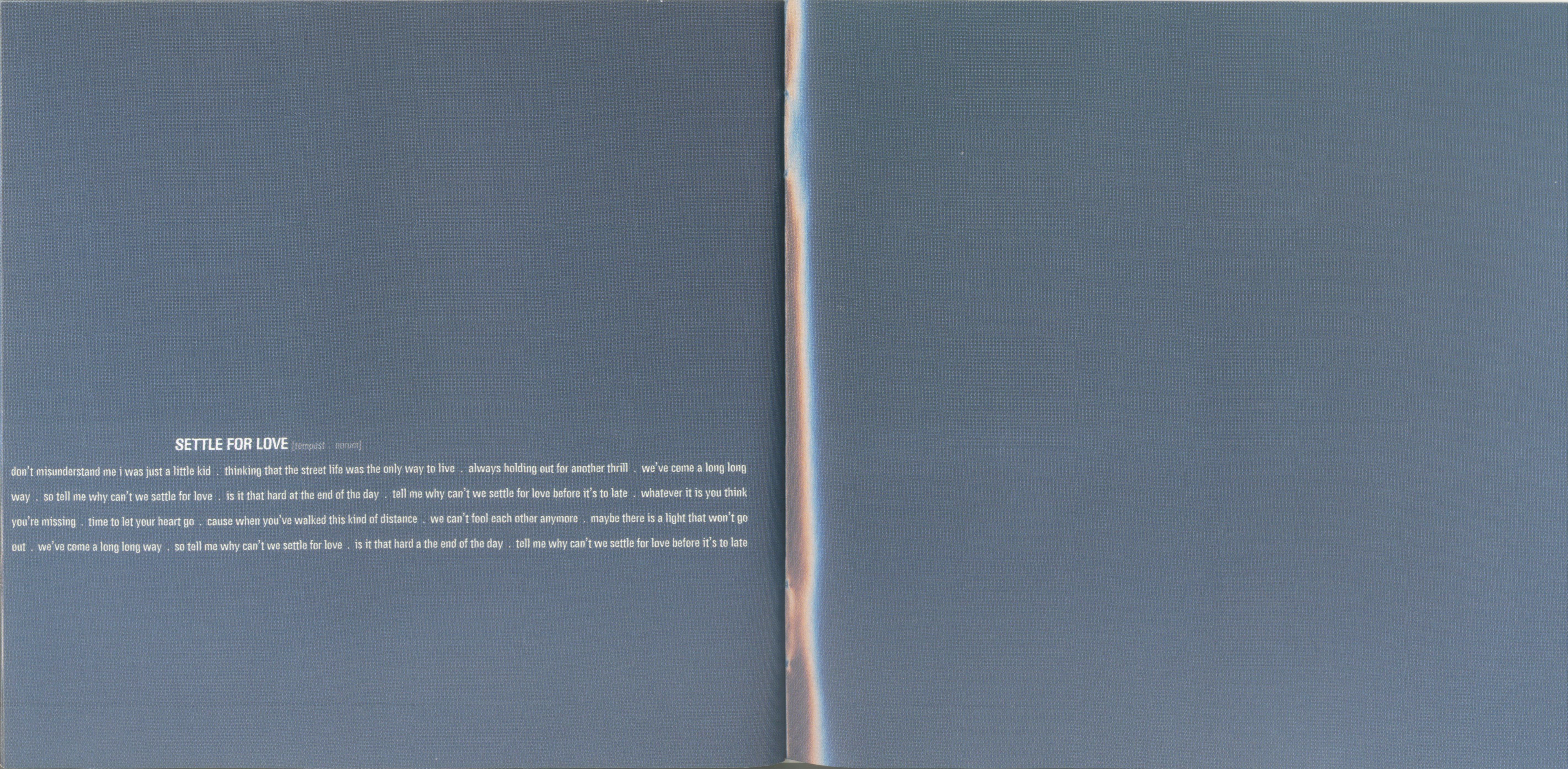 Europe  Start From The Dark : Booklet11  jpn